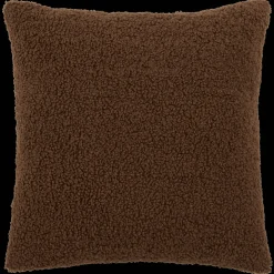 Discount Brown Doodle Boucle Decorative Throw Pillow Decorative Throw Pillows