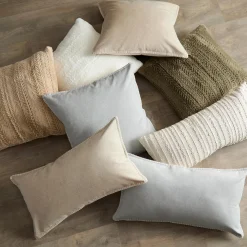 Hot Brown Set of 2 Ellyn Decorative Pillow Decorative Throw Pillows