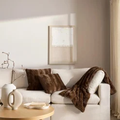 Hot Brown Set of 2 Ellyn Decorative Pillow Decorative Throw Pillows