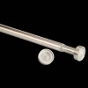 Brushed Nickel Curtain Tension Rod - Diameter 22/25 mm Curtain Rods