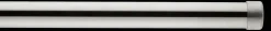 New Brushed Nickel Extension Rod Set - Diameter 25 mm Curtain Rods