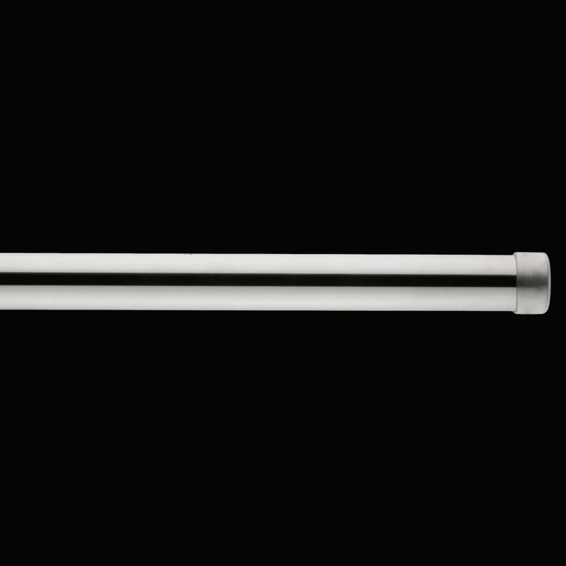 New Brushed Nickel Extension Rod Set - Diameter 25 mm Curtain Rods