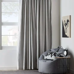 Sale Bryce Grey Blackout Curtain Sheer Curtains & Window Sheer Panels|Blackout Window Curtains