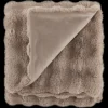 Bubble Faux Fur Throw Decorative Throws & Blankets