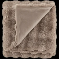 Bubble Faux Fur Throw Decorative Throws & Blankets