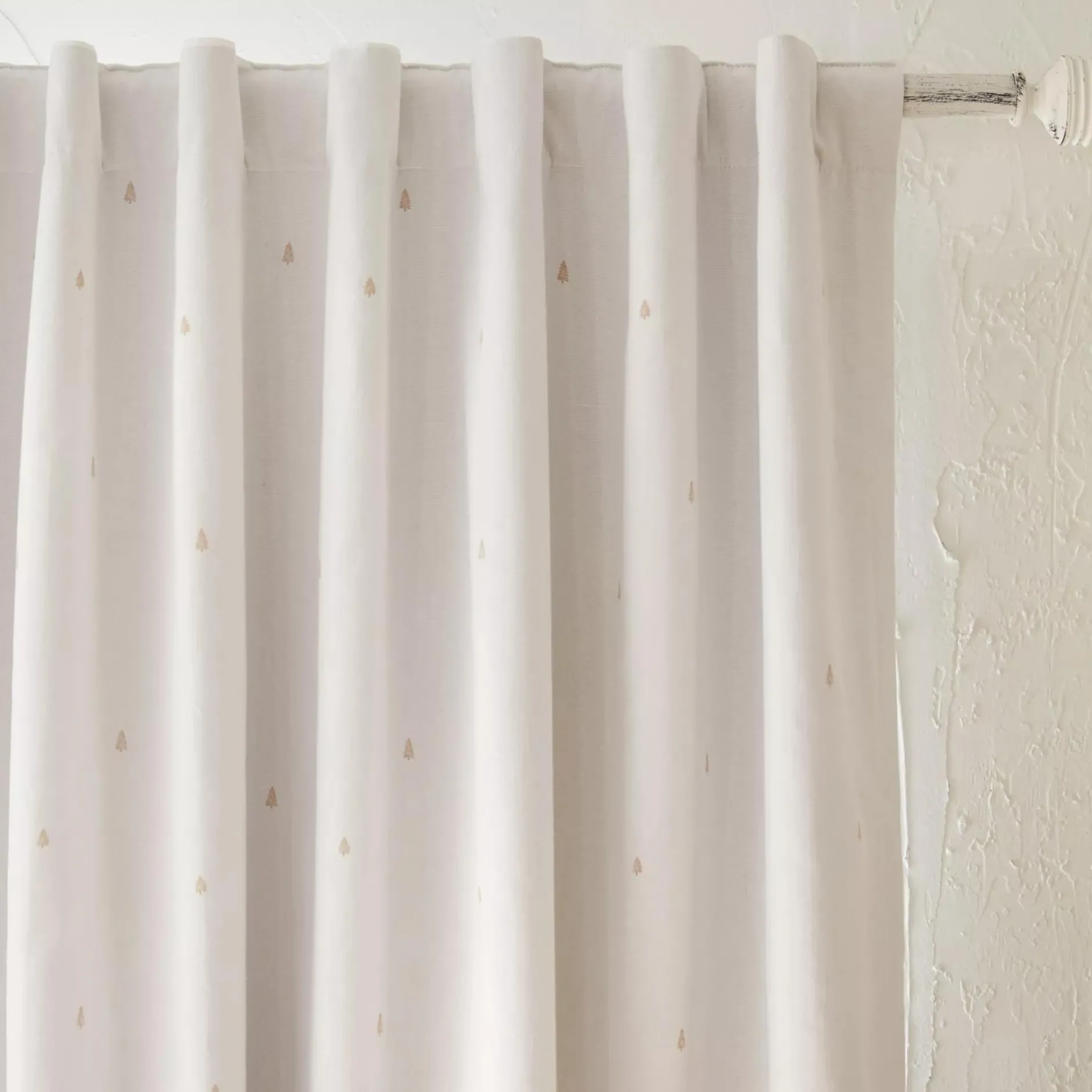 New Cael Blackout Curtain with Little Trees Sheer Curtains & Window Sheer Panels|Blackout Window Curtains
