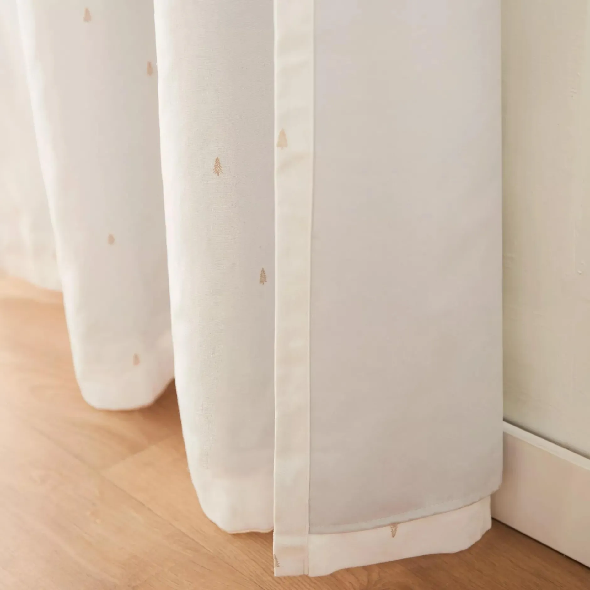 New Cael Blackout Curtain with Little Trees Sheer Curtains & Window Sheer Panels|Blackout Window Curtains