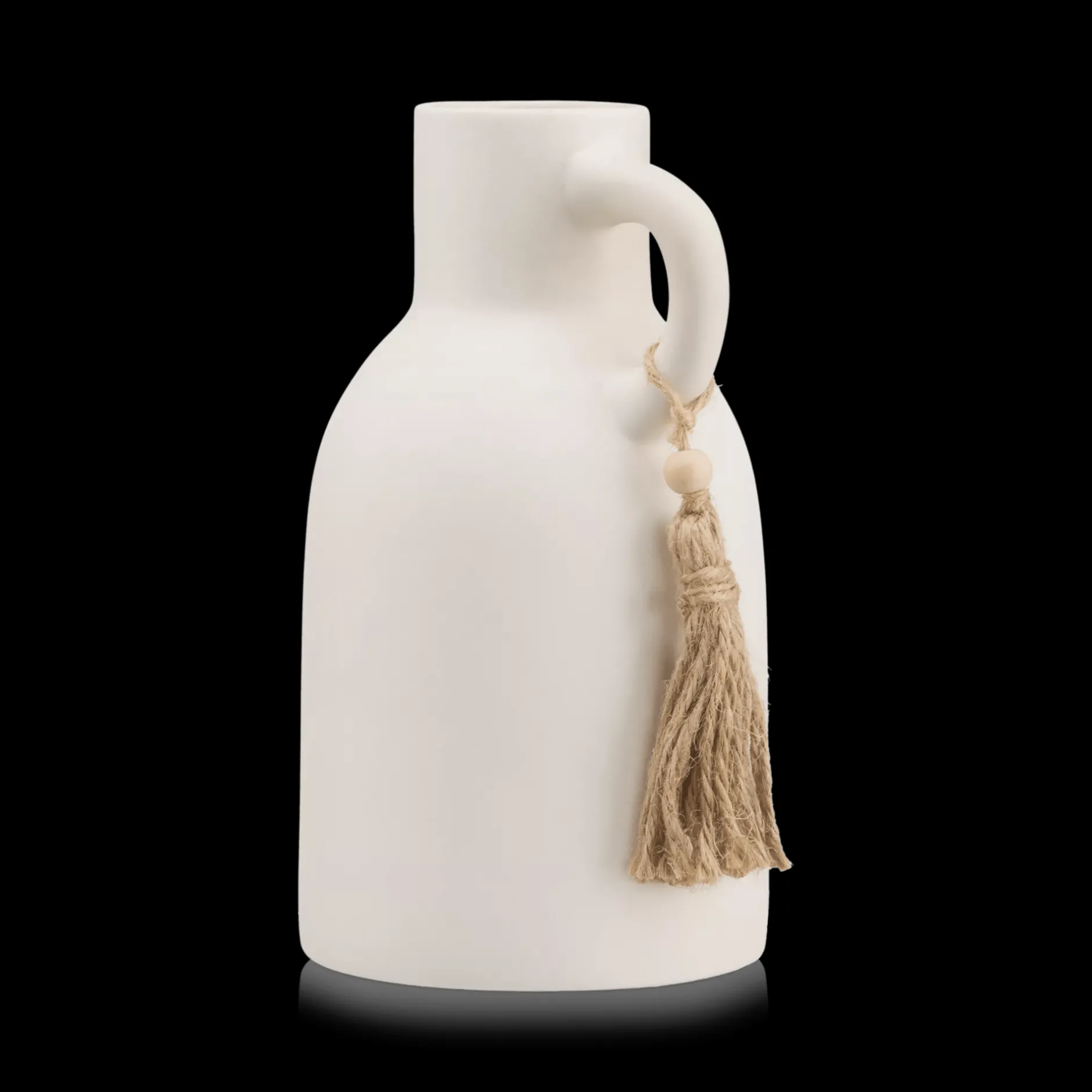 Discount Ceramic Bottle Vase with Tassel Modern Decorative Vases|Home Decorative Items & Objects