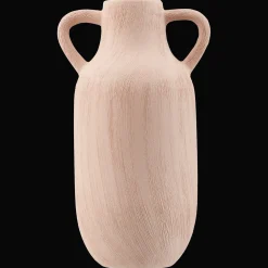 Online Ceramic Red Vase with Handles Home Decorative Items & Objects