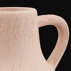 Online Ceramic Red Vase with Handles Home Decorative Items & Objects