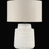 Clearance Ceramic Ribbed Table Lamp Table Lamps