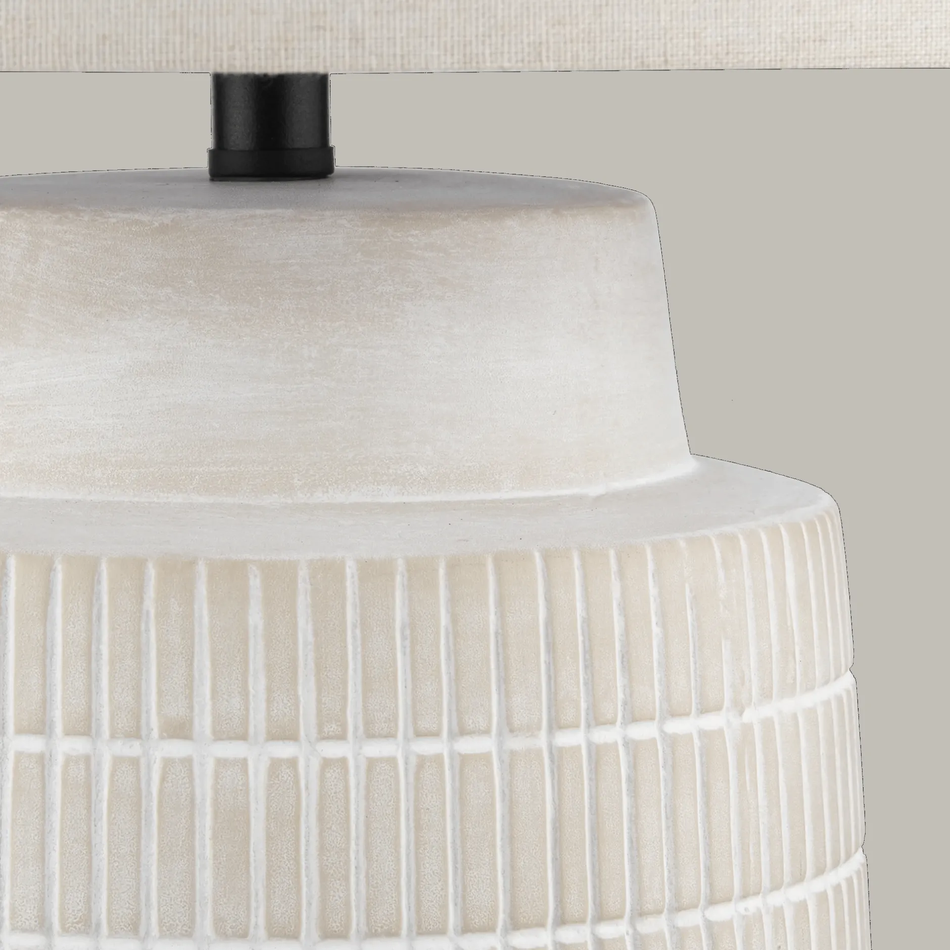Clearance Ceramic Ribbed Table Lamp Table Lamps