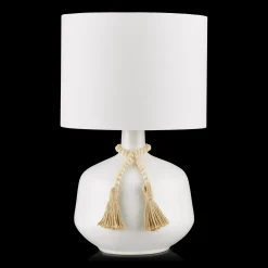 Outlet Ceramic Table Lamp with Bead String Table Lamps