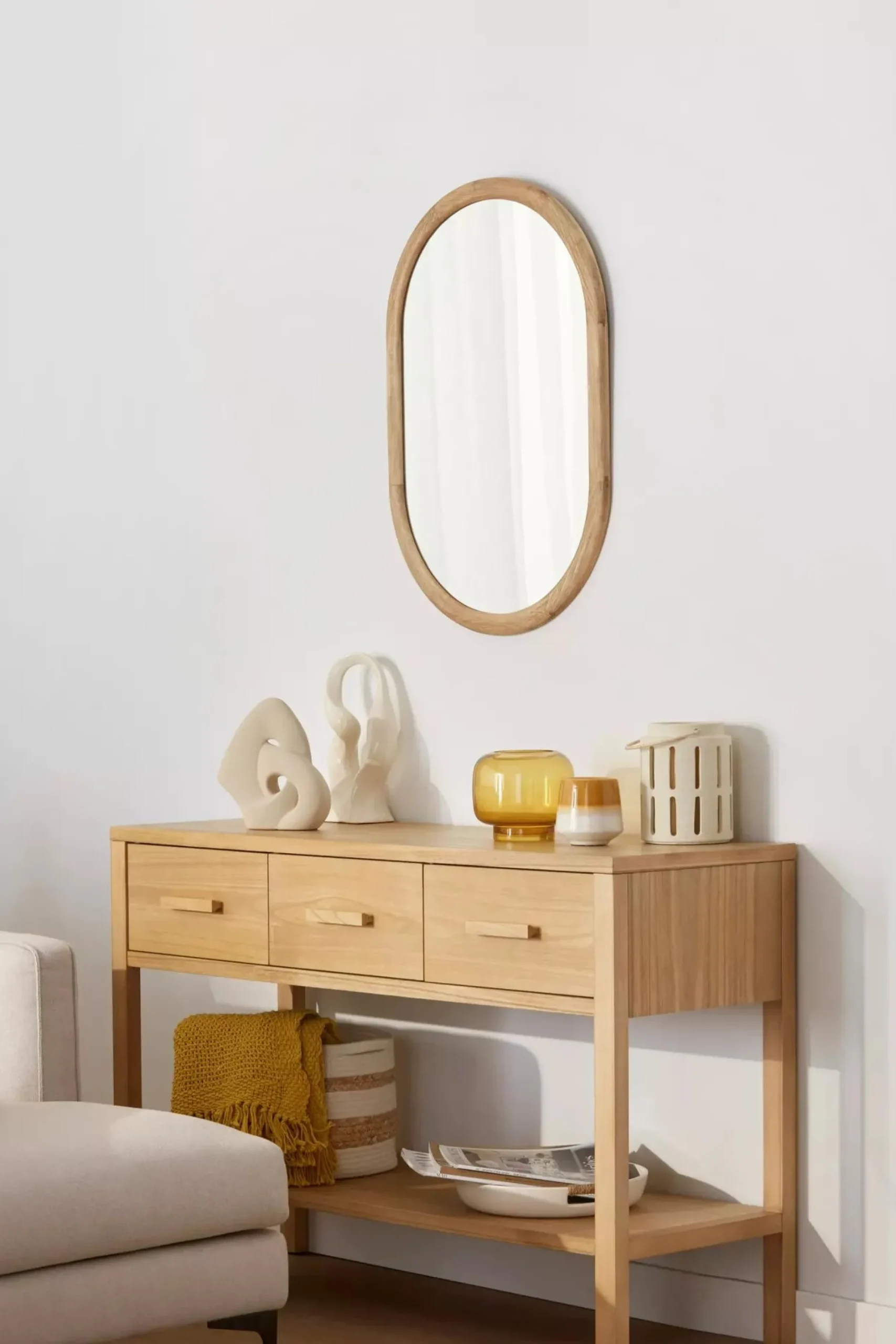 Outlet Ceramic Tray with Rope on Handles Home Decorative Items & Objects