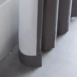 Hot Charcoal Chambray Blackout Curtain Sheer Curtains & Window Sheer Panels|Blackout Window Curtains