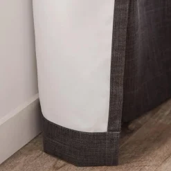 Sale Charcoal Chita Back Tab Blackout Curtain Sheer Curtains & Window Sheer Panels|Blackout Window Curtains