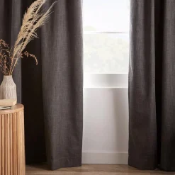 Sale Charcoal Chita Back Tab Blackout Curtain Sheer Curtains & Window Sheer Panels|Blackout Window Curtains