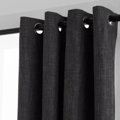 Hot Charcoal Chita Blackout Curtain Sheer Curtains & Window Sheer Panels|Blackout Window Curtains