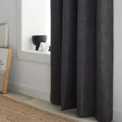 Hot Charcoal Chita Blackout Curtain Sheer Curtains & Window Sheer Panels|Blackout Window Curtains