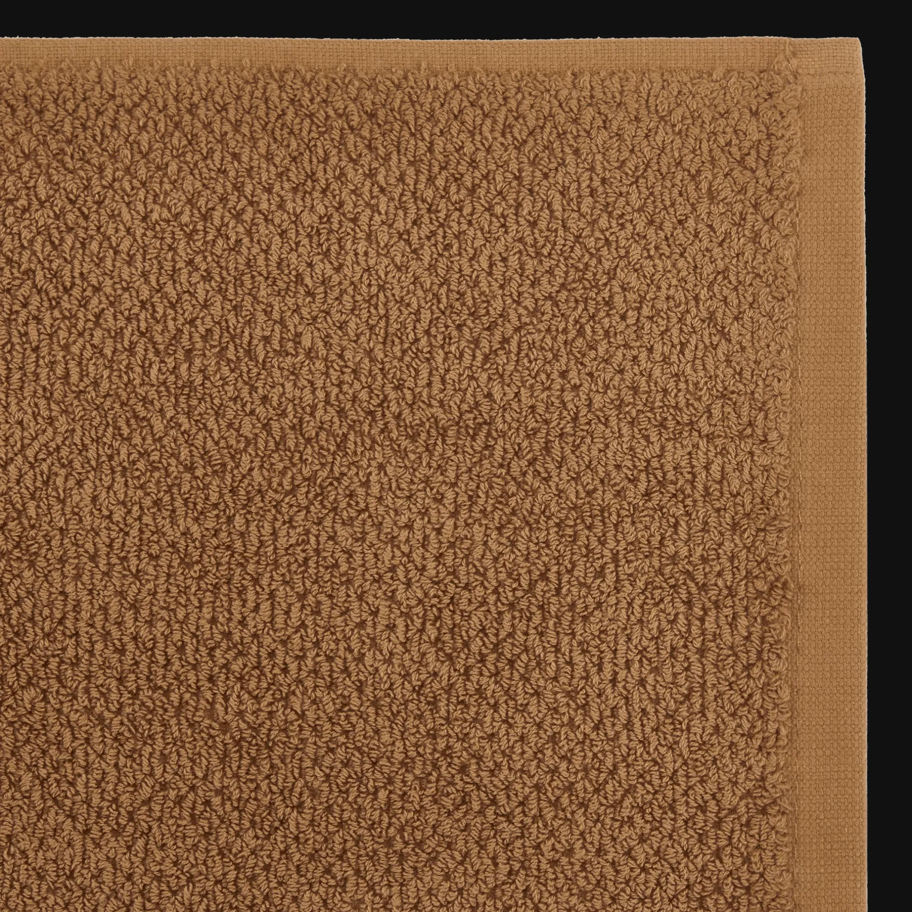 Cognac Textured Washcloth Bath Towels