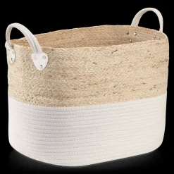 Best Corn Fiber and Cotton Rope Storage Basket Storage Baskets & Hampers|Storage & Baskets