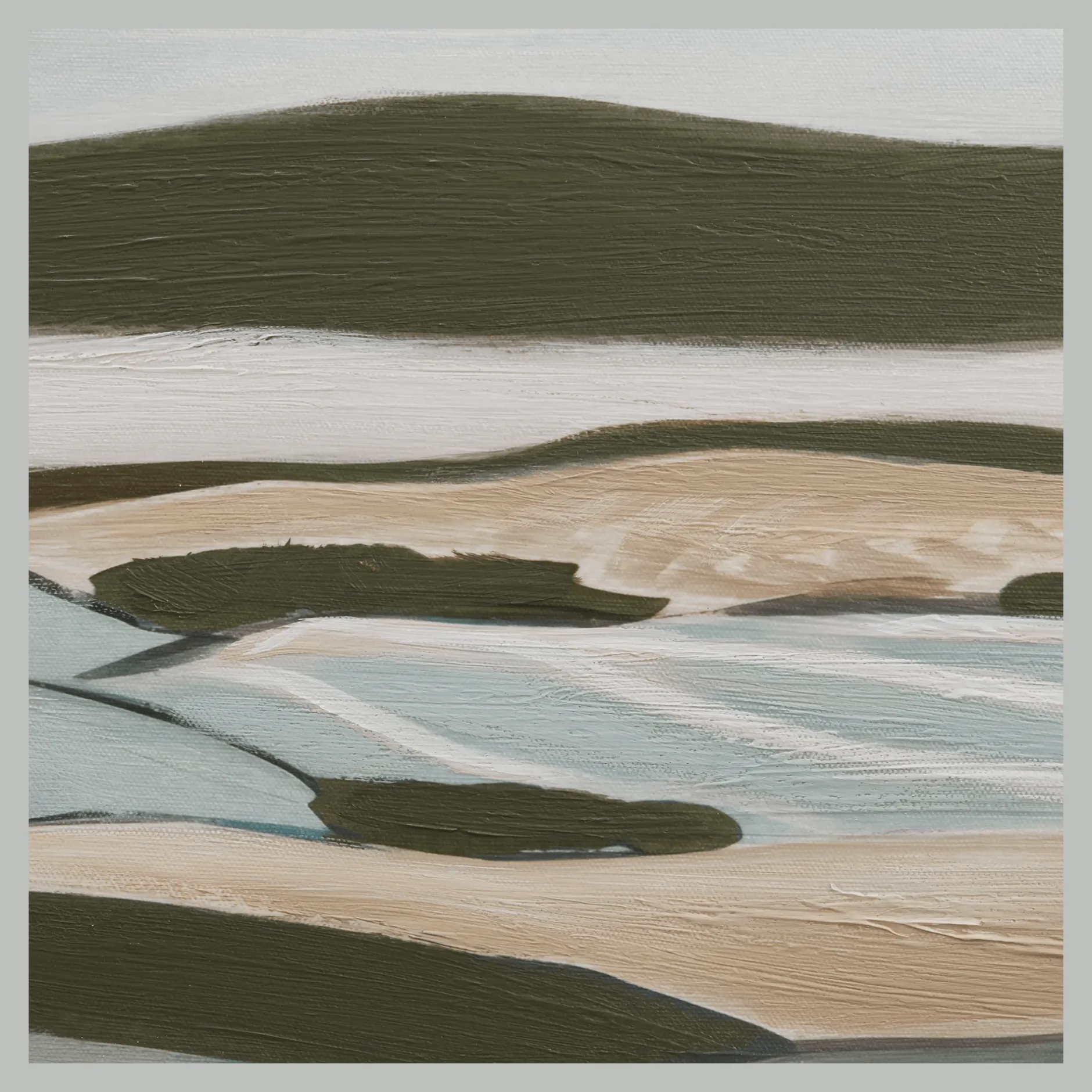 Country Landscape Framed Art Oil Paintings