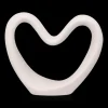 Discount Cream Decorative Ceramic Heart Home Decorative Items & Objects