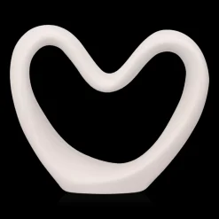 Discount Cream Decorative Ceramic Heart Home Decorative Items & Objects