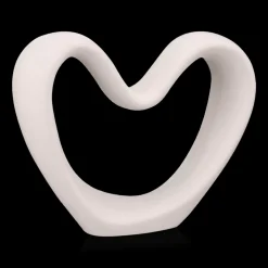 Discount Cream Decorative Ceramic Heart Home Decorative Items & Objects