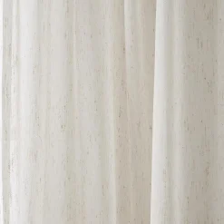 Outlet Cream Eneca Back-Tab/Rod-Pocket Curtain Sheer Curtains & Window Sheer Panels