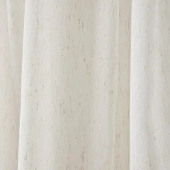 Outlet Cream Eneca Back-Tab/Rod-Pocket Curtain Sheer Curtains & Window Sheer Panels