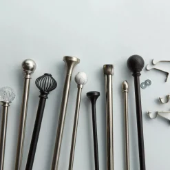 Clearance Curtain Rod Set - Diameter 22/25 mm Curtain Rods