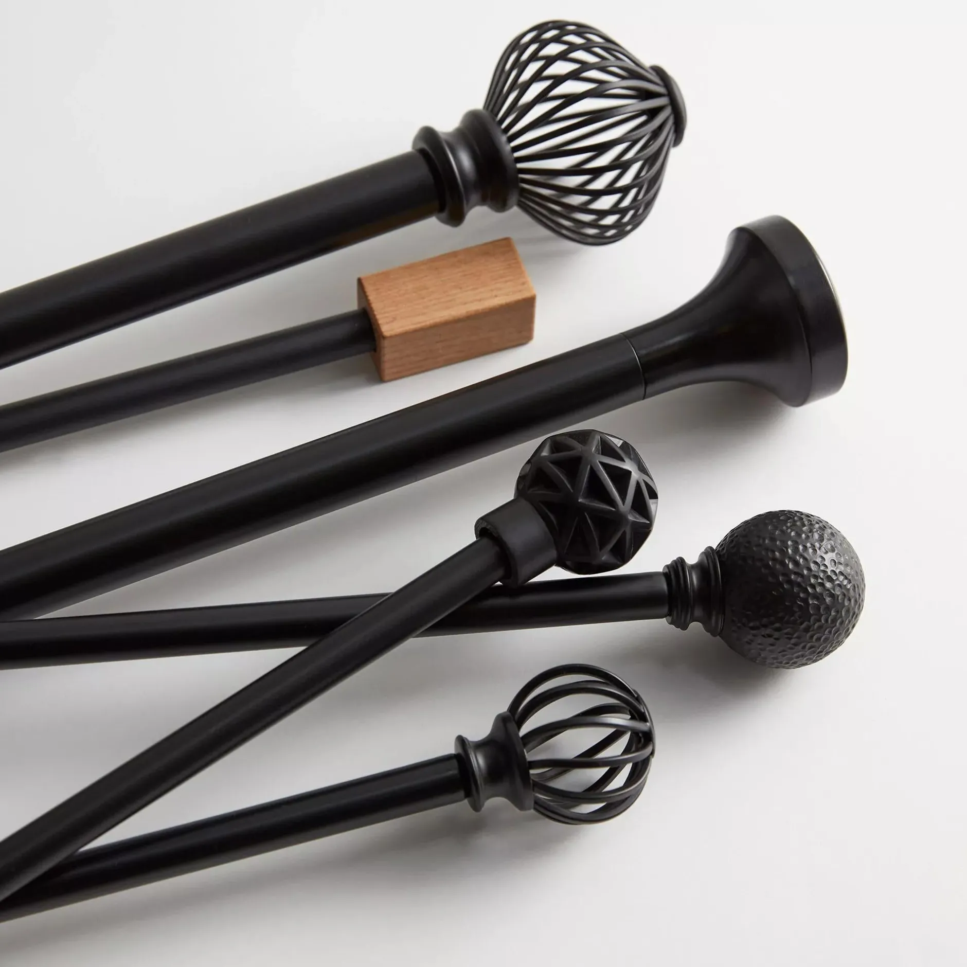 Online Curtain Rod Set - Diameter 22/25 mm Curtain Rods