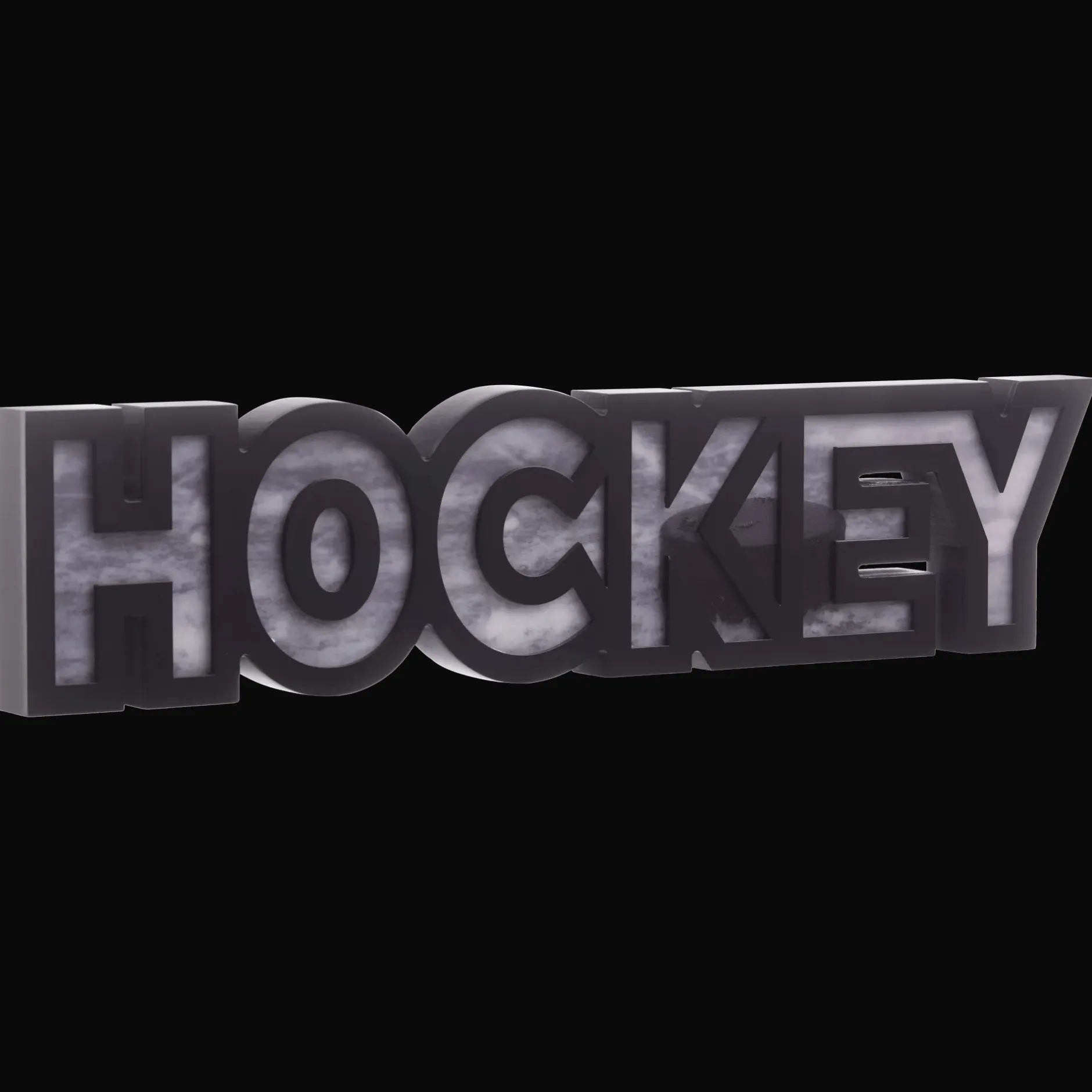 Decorative Light-Up Hockey Sign Junior Decorative Accessories