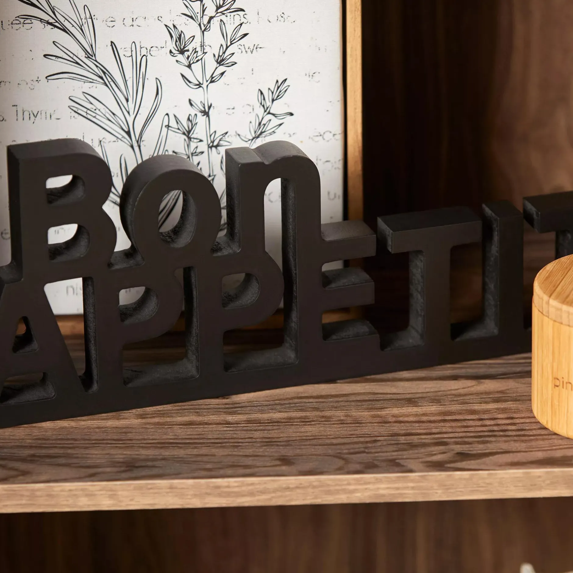 Hot Decorative Words Bon Appetit 36 x 14.25 cm. Dinnerware|Kitchen & Dining Accessories