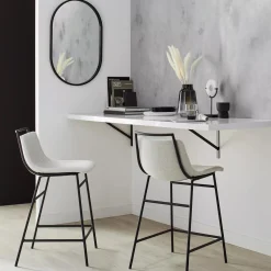 Online Fabric and Metal Counter Stool Bar & Counter Stools|Modern Bar & Counter Stools