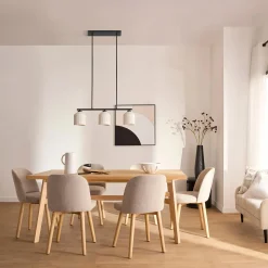 Clearance Fabric and Natural Wood Dining Chair Furniture Accessories|Dining Chairs