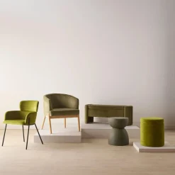 Discount Fabric and Wood Accent Chair Accent Chairs & Sofas|Accent Chairs