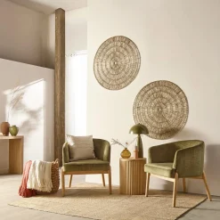 Discount Fabric and Wood Accent Chair Accent Chairs & Sofas|Accent Chairs