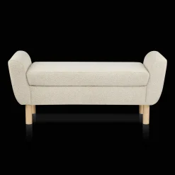 Hot Fabric and Wood Bench Entryway Benches Ottomans And Poufs|Ottomans & Benches