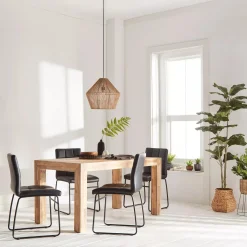 Online Faux Leather and Metal Dining Chair Furniture Accessories|Dining Chairs