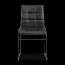 Online Faux Leather and Metal Dining Chair Furniture Accessories|Dining Chairs