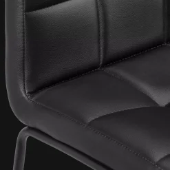 Online Faux Leather and Metal Dining Chair Furniture Accessories|Dining Chairs