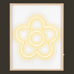 Best Floral LED Neon Wall Decoration Junior Wall Decor & Mirrors