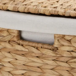 Online Foldable Water Hyacinthe Hamper Storage Baskets & Hampers|Storage & Baskets