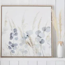 Hot Framed Eucalyptus and Pampas Printed & Photography Wall Art Canvases