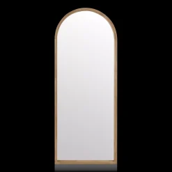 Online Full-Size Mirror with Wooden Arched Frame Mirrors