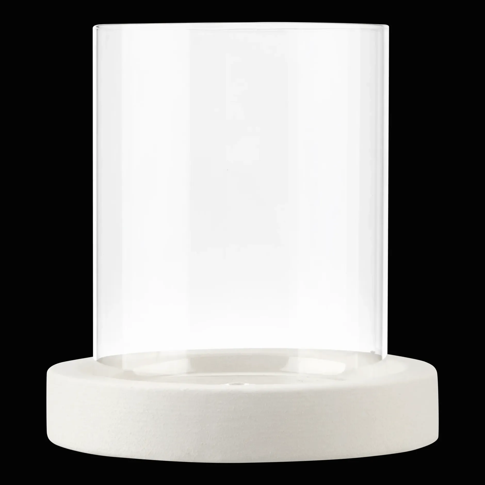 Hot Glass Candle Holder with Ceramic Base Home Decorative Items & Objects