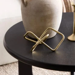 Gold Metal Knot Home Decorative Items & Objects