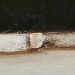 Green Abstract Framed Art Oil Paintings